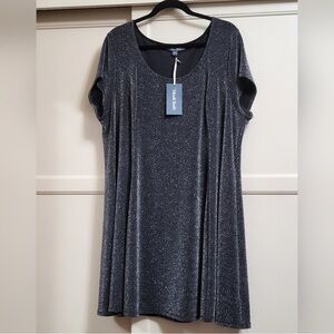 NWT ModCloth metallic skater dress size 3X